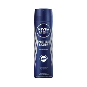 Nivea Men Protege & Cuida Desodorante en Spray para Hombre, Antitranspirante hasta 48 Horas 200 Ml.