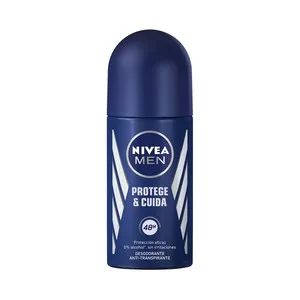 Nivea Men Protege & Cuida Desodorante Roll On para Hombre con Protección Antitranspirante 50 Ml.