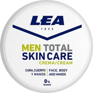 Men Total Skin Care Crema Corporal para Cara, Cuerpo y Manos LEA