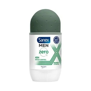 Sanex Men Zero Desodorante Roll On para Hombres Anti Transpirante hasta 48 Horas 50 Ml.