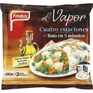 Menestra Cuatro Estaciones al Vapor Listo en 3 Minutos Findus