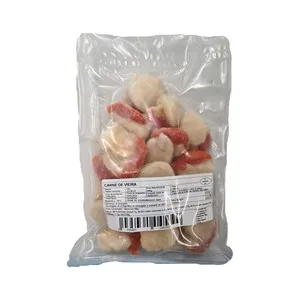 Mercaimpex Carne de Vieira con Coral y Glaseo 20% Congelado 500 G. 400 G