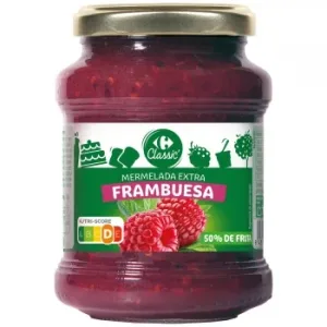 Mermelada de Frambuesa Carrefour Classic 410 G.