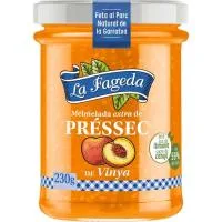 Mermelada de Melocotón de Vinya la Fageda, Frasco 230 G