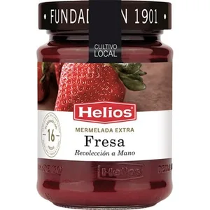 Mermelada Extra de Fresa 65% de Fruta  Helios 340 G