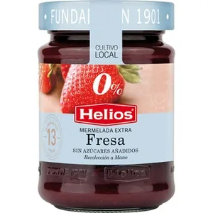 Mermelada Extra de Fresa sin Azúcares Añadidos Helios 0% 280 G