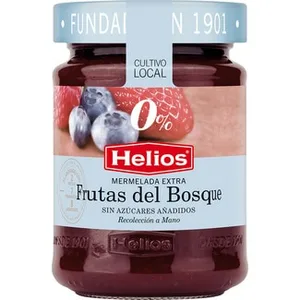 Mermelada Extra de Frutas del Bosque sin Azúcares Añadidos  Helios 0% 280 G