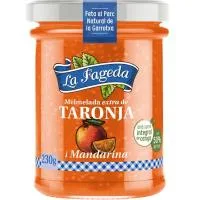 Mermelada Extra de Naranja y Mandarina la Fageda, 230 G