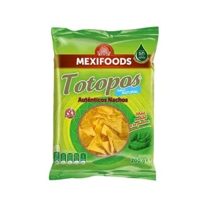 Mexifoods Nachos (sabor Natural) Totopos 200 G.