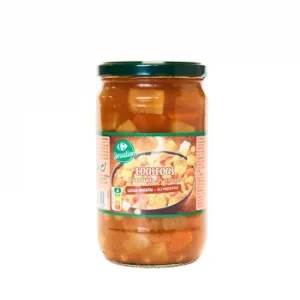 Mezcla de Verduras y Legumbre Cocinadas para Cuscús Carrefour Sensation 660 G.