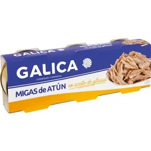 Migas de Atún Pack 3 en Aceite de Girasol 3 X 52 Gr
