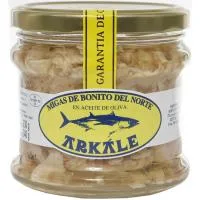 Migas de Bonito en Aceite de Oliva Arkale, Frasco 340 G