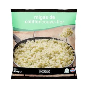 Migas de Coliflor Hacendado Ultracongeladas 0.45 KG