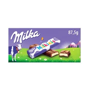 Milka Milkinis Barritas de Chocolate con Relleno de Crema de Leche 8 Uds. 87,5 G.