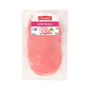 Milsabor Mortadela Cortada en Lonchas 250 G.