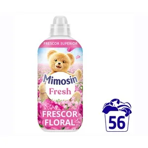 Mimosín Frescor Floral Suavizante Concentrado con Potenciadores de la Fragancia, 56 Lavados. 952 ML