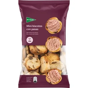 Mini Biscotes con Pasas el Corte Ingles
