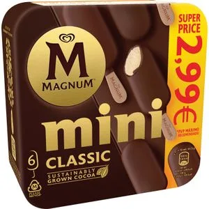 Mini Bombón Magnum Classic X6 Superprecio 249 Gr