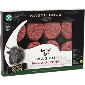 Mini Burger Meat de Vacuno de Raza Wagyu sin Gluten 8 Unidades Santa Rosalia