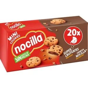 Mini Cookies Rellenas de Nocilla sin Aceite de Palma 6 Bolsitas Individuales Nocilla