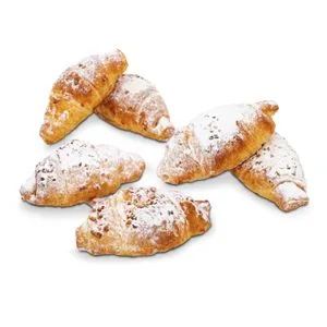 Mini Croissant Relleno de Crema 6 Unidades 180 Gr