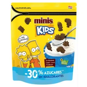 Mini Galletas The Simpsons Kid's -30% Azúcares sin Edulcorantes Arluy 400 G.
