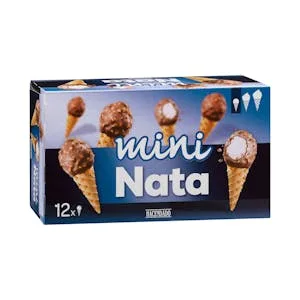 Mini Helado Cucurucho Sabor Nata Hacendado 0.444 L