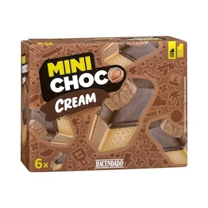 Mini Helado Sándwich Choco Cream Hacendado 0.51 L
