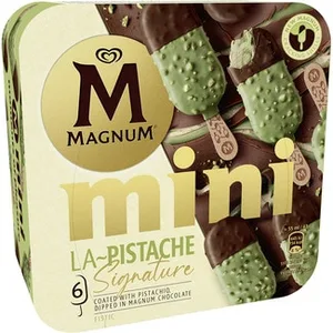 Mini la Pistache Signature Bombón Helado con Pistacho y Chocolate 6 Unidades Magnum