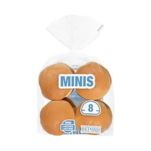 Mini Pan de Burger Hacendado 0.165 KG