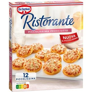 Mini Pizzas Prosciutto 12 Unidades Piccolissima Dr.oetker Ristorante 288 G