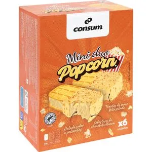 Mini Sándwich Dúo Pop Corn 6 Unidades 309 Gr