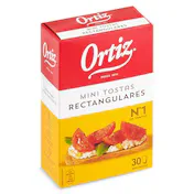 Mini Tostadas Rectangulares Ortiz 100 G