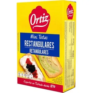 Mini Tostas Rectangulares Ortiz