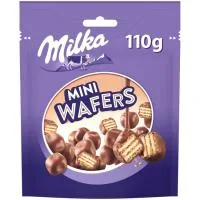 Mini Wafers Milka, Bolsa 110 G