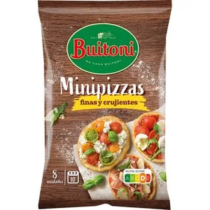 Minipizzas Finas y Crujientes 8 Unidades Buitoni