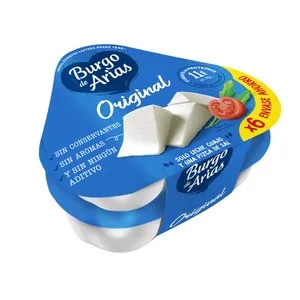 Burgo de Arias Minitarrinas de Queso Fresco 6 X 75g. 432 G