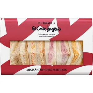 Minisandwiches Surtidos 8 Unidades el Obrador el Corte Ingles 380 G