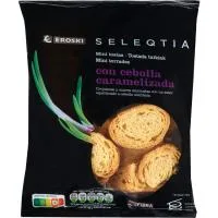 Minitosta con Cebolla Caramelizada Eroski Seleqtia, Bolsa 80 G