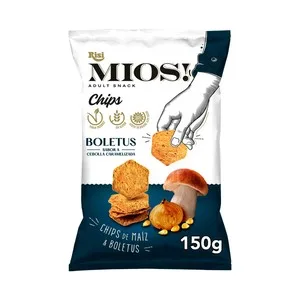 Mios Chips de Maíz con Sabor a Boletus y Cebolla Caramelizada Mios! 150 G.