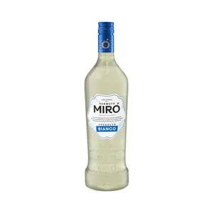 Miró Vermut Bianco Elaborado con una Selección de Hierbas Aromáticas del Mediterraneo y Alpinas Miró Botella de 1 L. 1000 ML