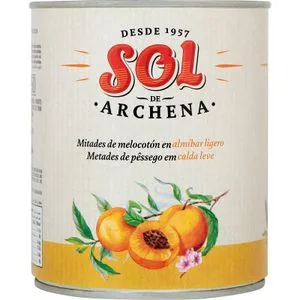 Melocotón Almibar Ligero Lata 480 Gr