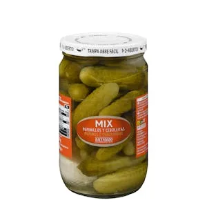 Mix de Pepinillos y Cebollitas Hacendado 0.67 KG