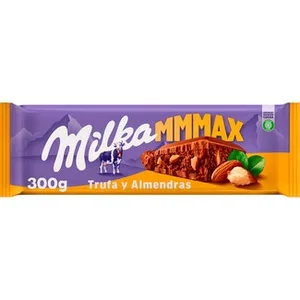 Mmmax Chocolate con Leche Relleno de Trufa y Almendras Milka