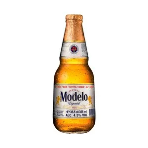 Modelo Especial Cerveza Rubia Mexicana Botella de 33,5 Centilitros 355 ML