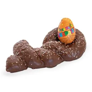 Mona de Pascua Bañada de Choco C/huevo Choc. 120 Gr