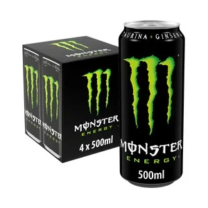 Monster Energy Bebida Energética Pack Lata 4 Und X 500ml 2000 ML