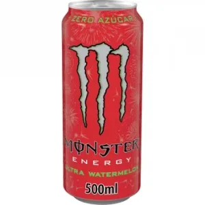 Monster Energy Bebida Energética Ultra Watermelon sin Azúcar Lata 500 Ml.