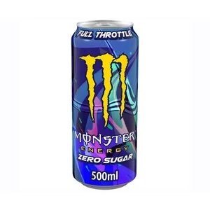 Monster Energy Zero Sugar Full Throttle Bebida Energética sin Azúcar Lata de 500ml 500 ML
