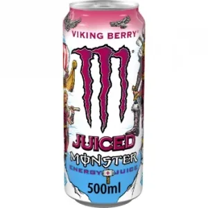 Monster Juiced Bebida Energetica Viking Berry Lata 500 Ml.